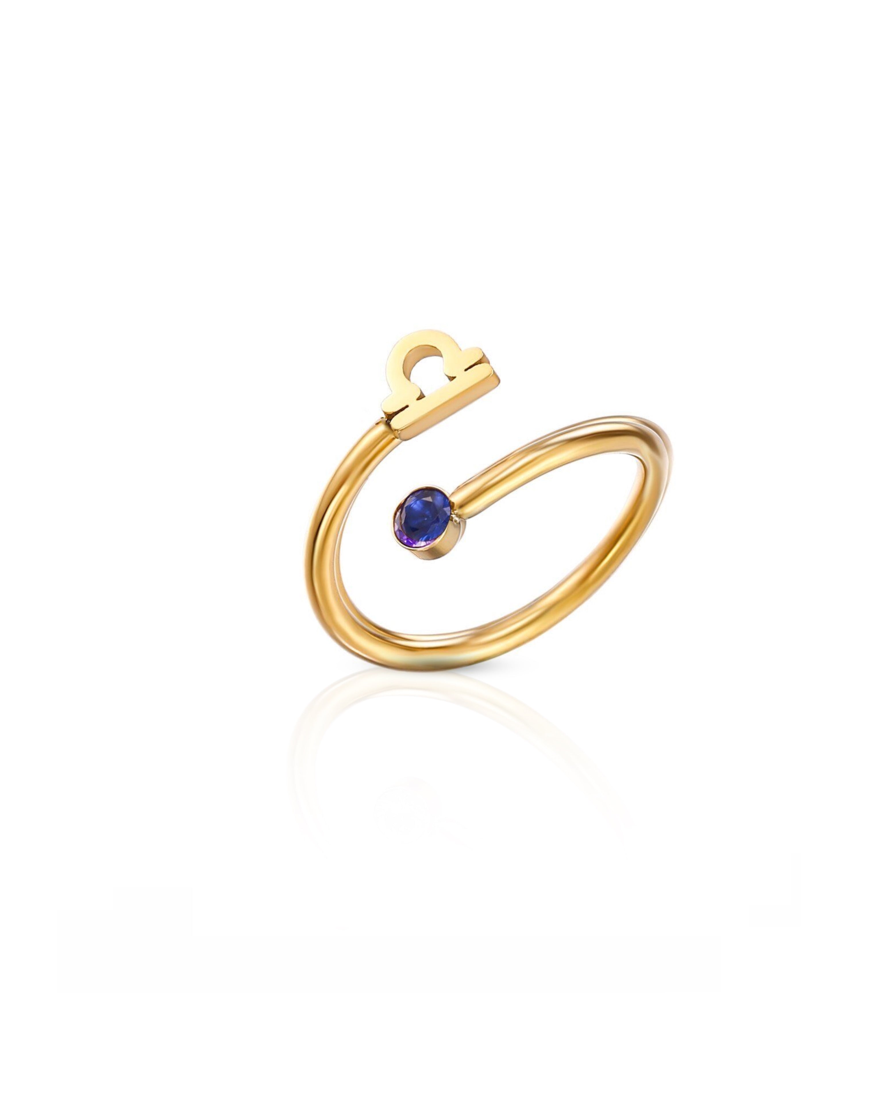 Bague signe du zodiaque en cristal