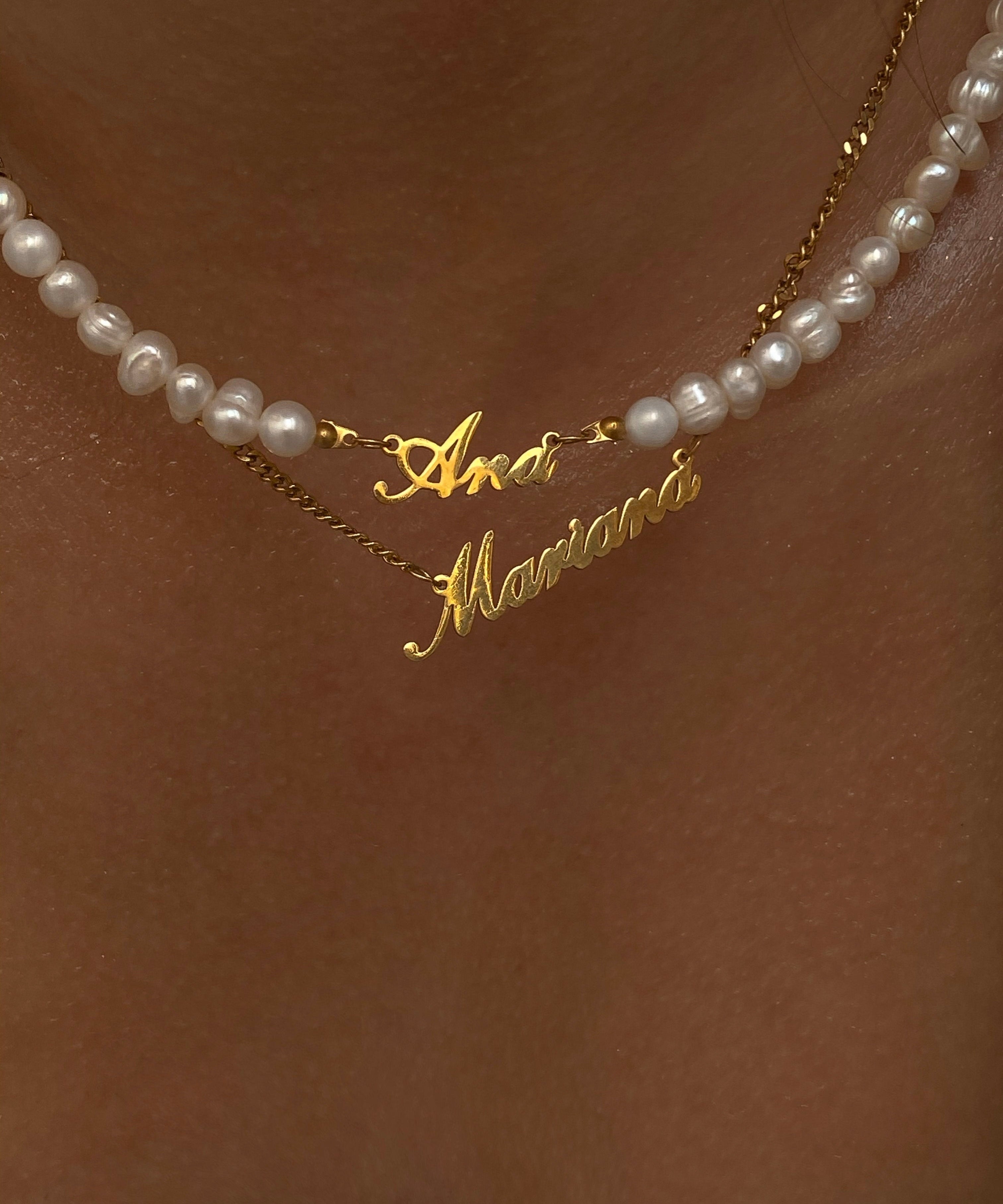 Name Pearl Necklace