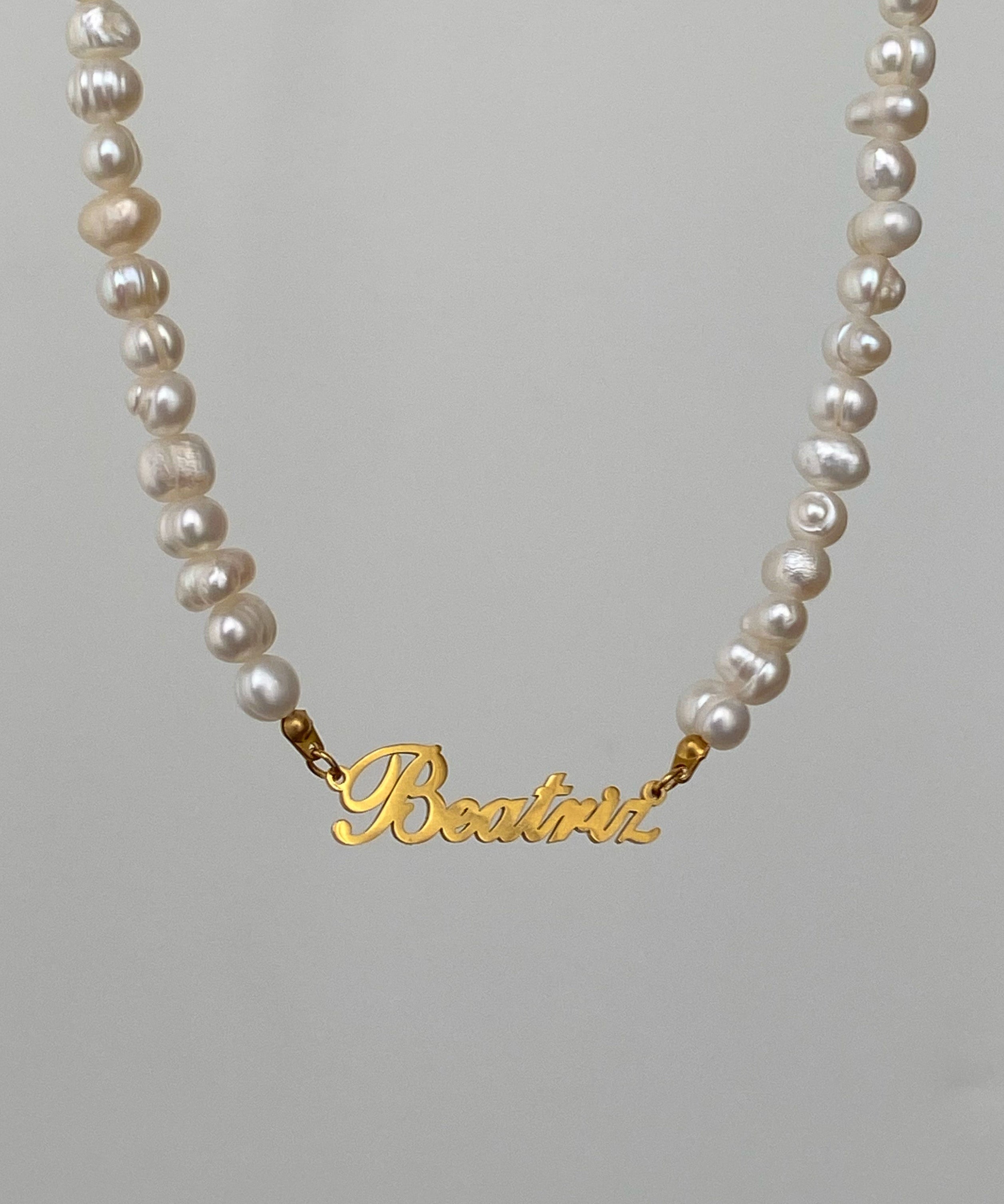 Name Pearl Necklace