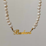 Name Pearl Necklace