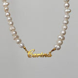 Name Pearl Necklace