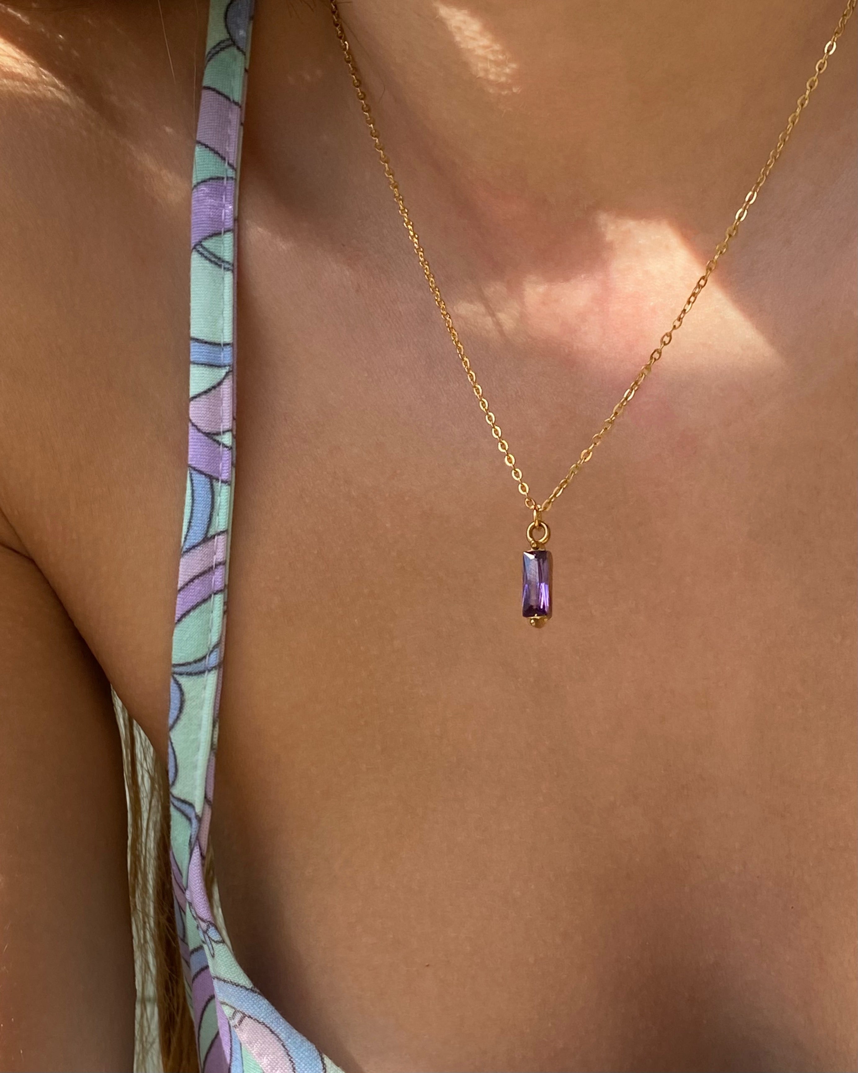 Collier en agate