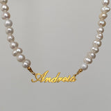 Name Pearl Necklace