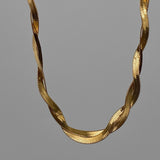 Double Flattened Necklace