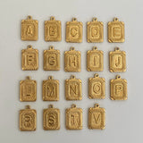 Initial Medal Necklace