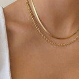 Collar aplanado