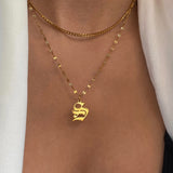 English Letter Necklace