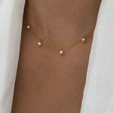 Gouttes de perles Colar