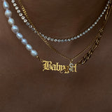 Collier chaîne initiale