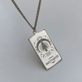 Collana con medaglia dello zodiaco