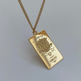 Collana con medaglia dello zodiaco