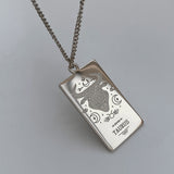 Collana con medaglia dello zodiaco