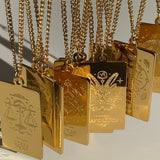 Collana con medaglia dello zodiaco
