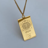 Collana con medaglia dello zodiaco