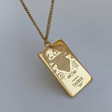 Collana con medaglia dello zodiaco
