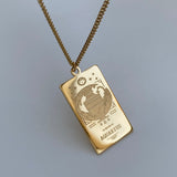 Collana con medaglia dello zodiaco