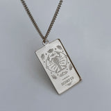 Collana con medaglia dello zodiaco