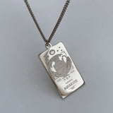 Collana con medaglia dello zodiaco