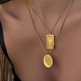 Collana con medaglia dello zodiaco