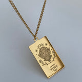Collana con medaglia dello zodiaco