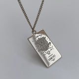 Collana con medaglia dello zodiaco
